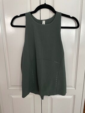 Brand New Lululemon Swift Ventilating  Racerback Running Tank Top In Green 6.